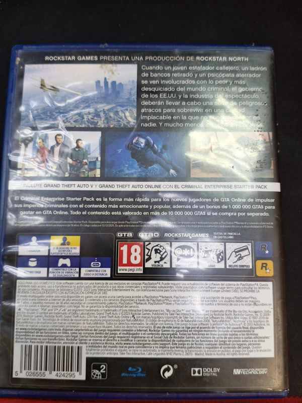 Игра Sony GTA 5 ps4