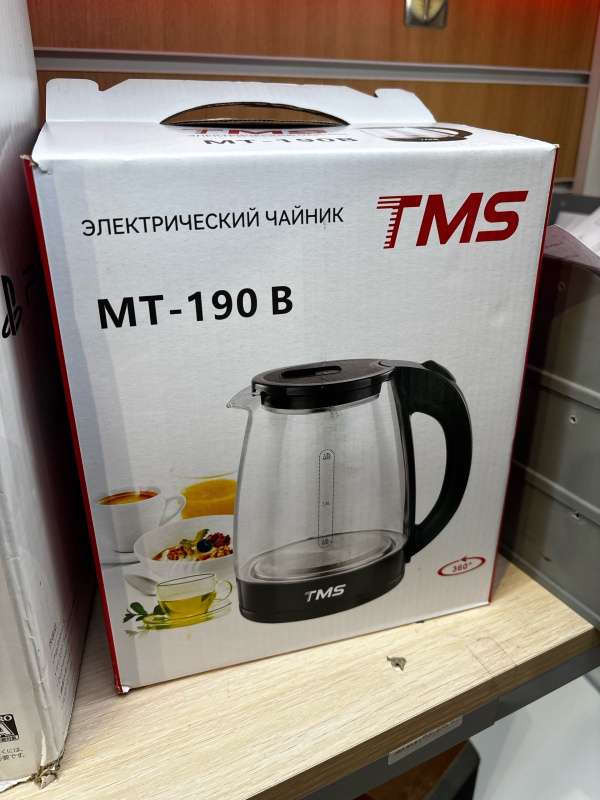 Чайник TMS 1,8 л  стекло