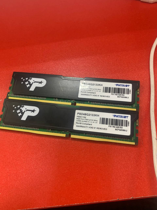 Оперативная память 2x4gb ddr4 Patriot psd48g2133kh