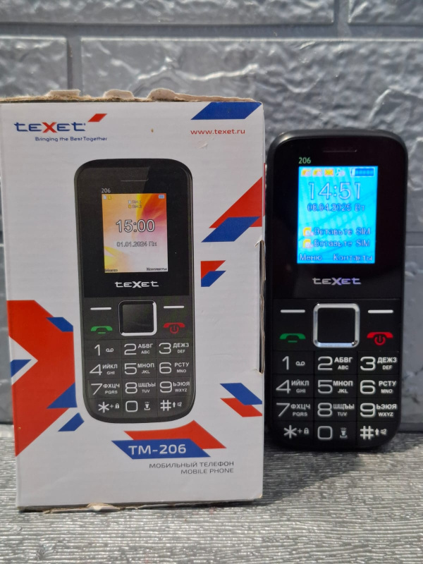 Мобильный телефон TeXet TM-206