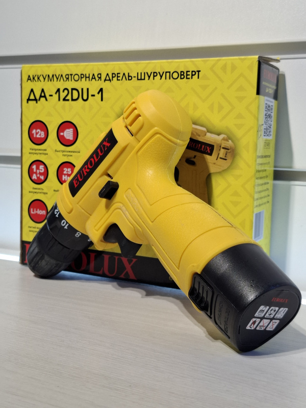 Шуруповерт Eurolux ДА-12/2Li