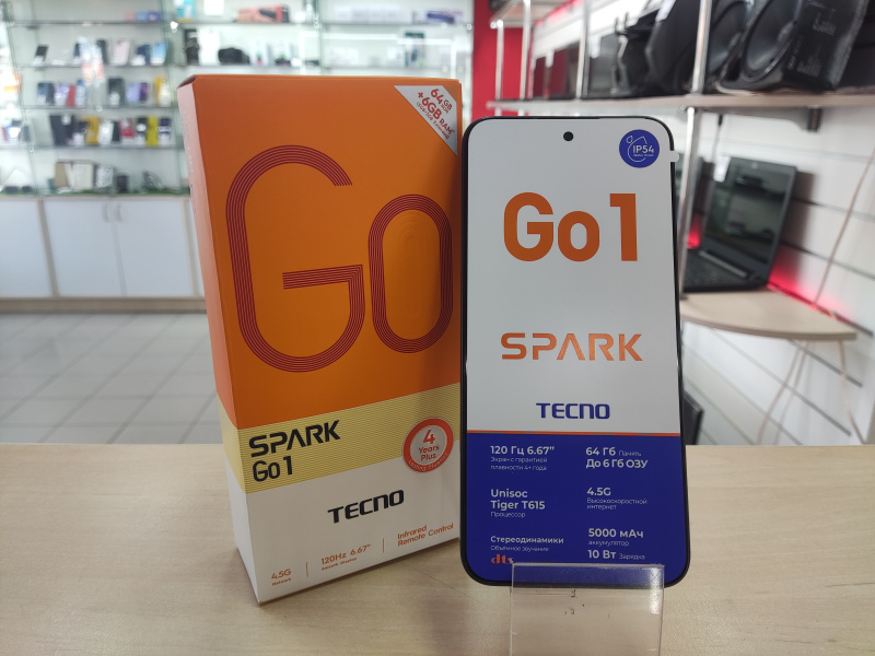 Мобильный телефон Tecno Spark Go 1