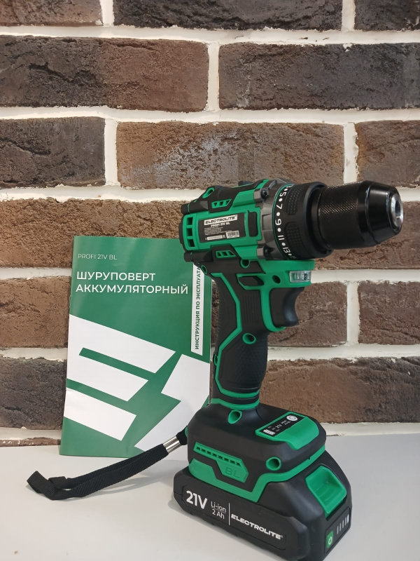 Шуруповерт Electrolite PROFI 21V BL