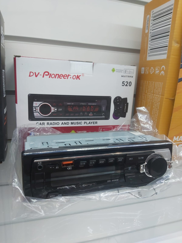 Автомагнитола 1DIN Pioneeir.ok BT-520 MIXTRAX