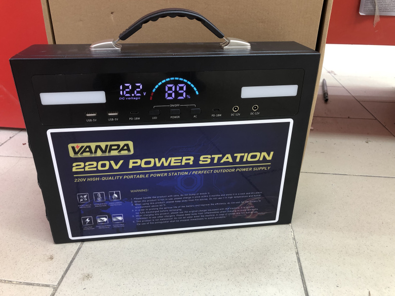 ПОРТАТИВНАЯ АВТОНОМНАЯ ЭЛЕКТРОСТАНЦИЯ  300000mAh 1000ВТ 720Wh
