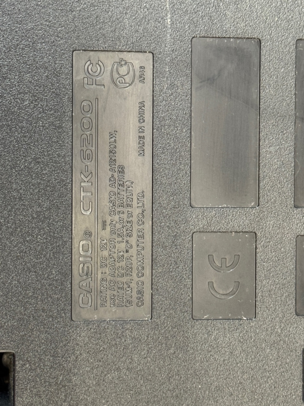 Синтезатор Casio CTK-6200